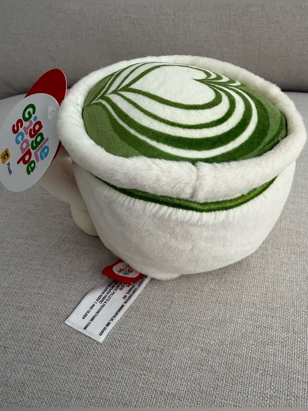 Matcha Latte Cup Plush Toy Gigglescape Soft Stuffed Animal - Picture 5 of 5